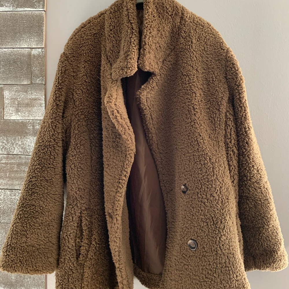 Brown Fuzzy Jacket